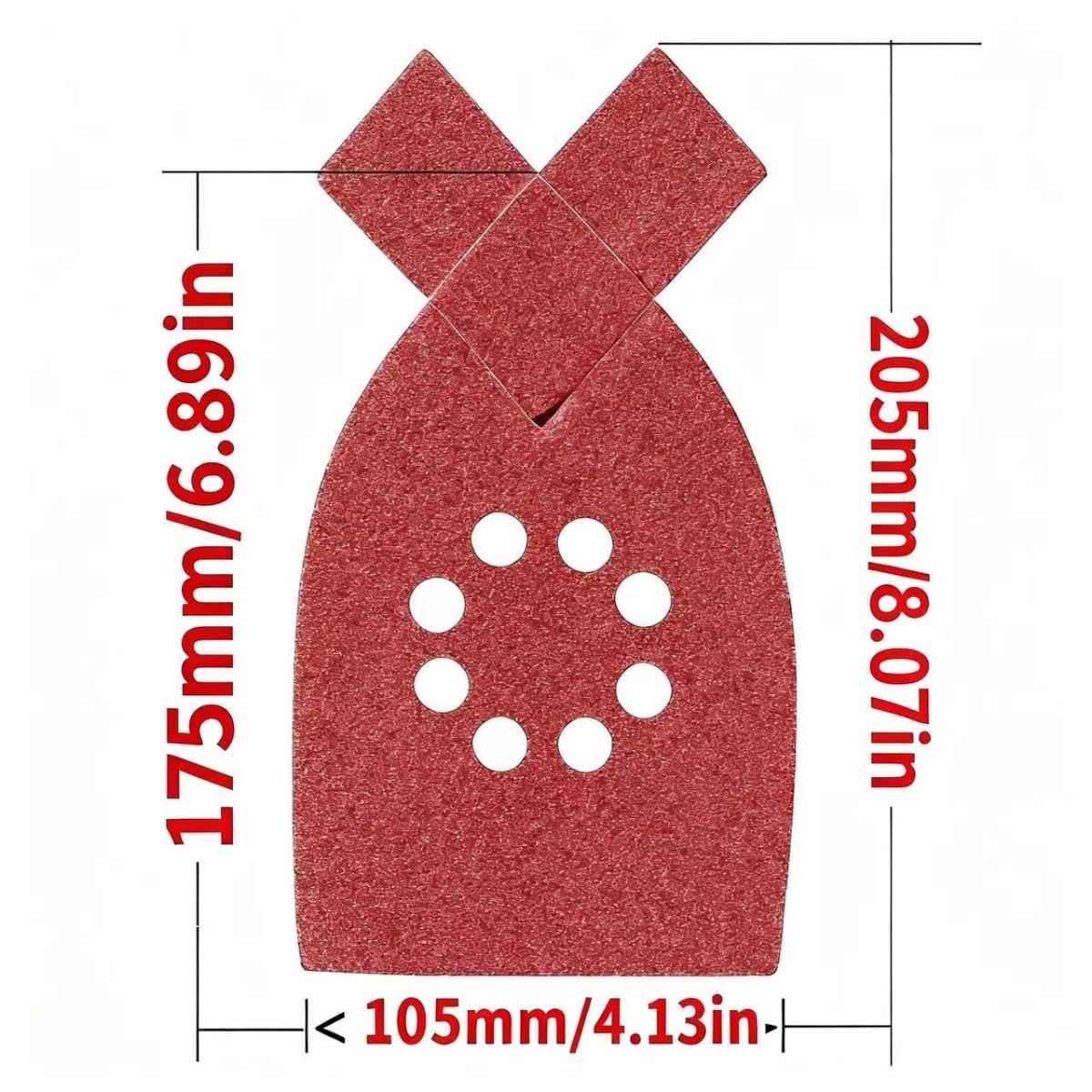 50 feuilles papier abrasif pour ponceuse,feuilles abrasives Applicable à black et decker ka220g ka230 ponceuse Divers grains 40,60,80,100,120 grains