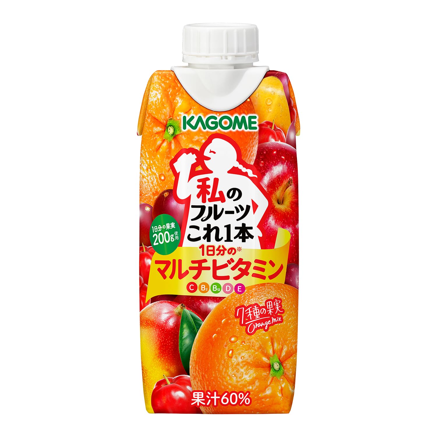 フルーツこれ一本 カゴメ 1日分のマルチビタミン 330ml紙パック×12本(ビ…