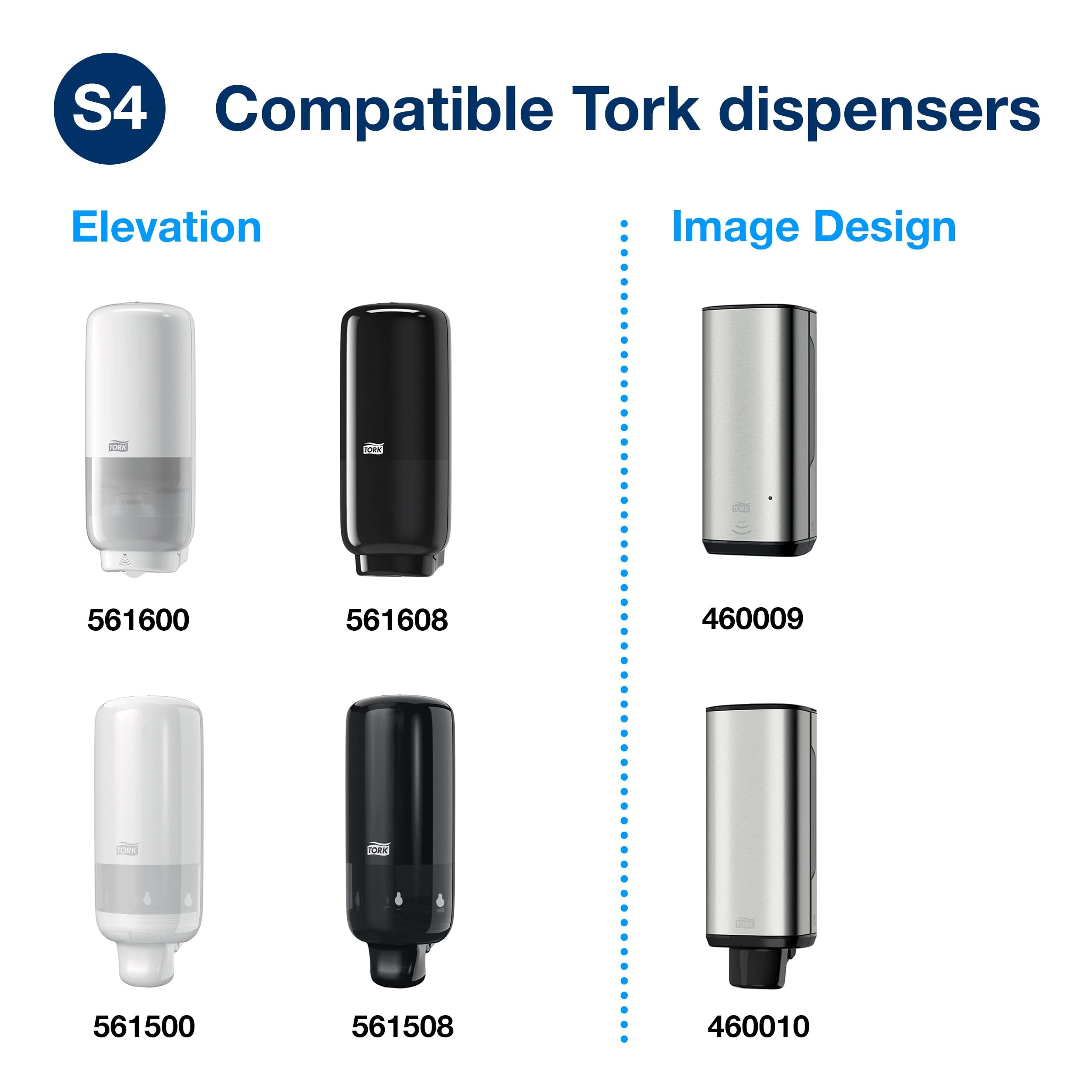 Tork Esencia Suave Jabón en Espuma para Lavado de Manos S4, Reduce el consumo, 6×1000 ml, 520501