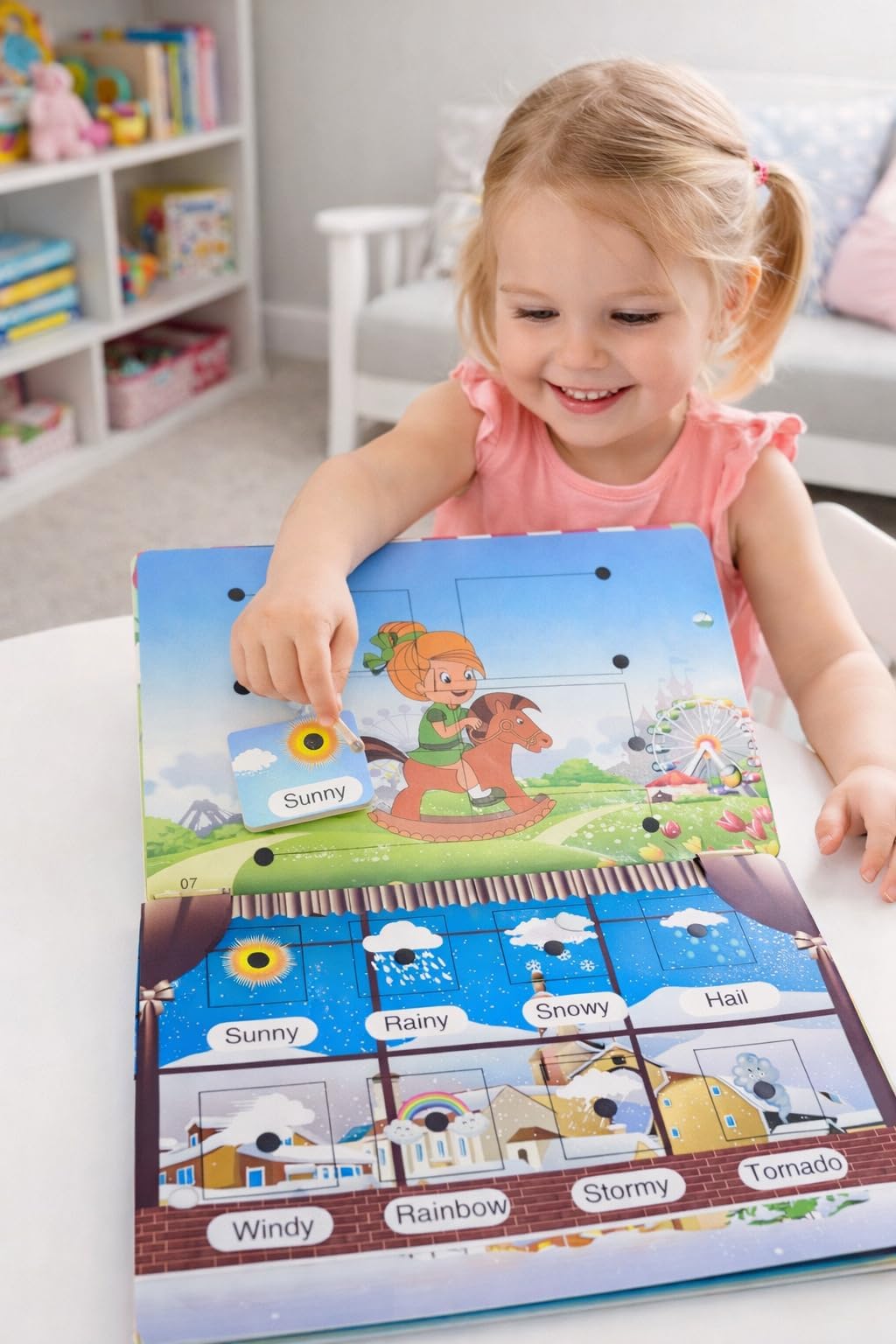 AYN Interactive Busy Book - Colorful Hand Skill Development, Enhancing Manual Skills And Cognitive Growth, Vibrant Patterns, a Perfect Gift for Classroom Activities, Stickers