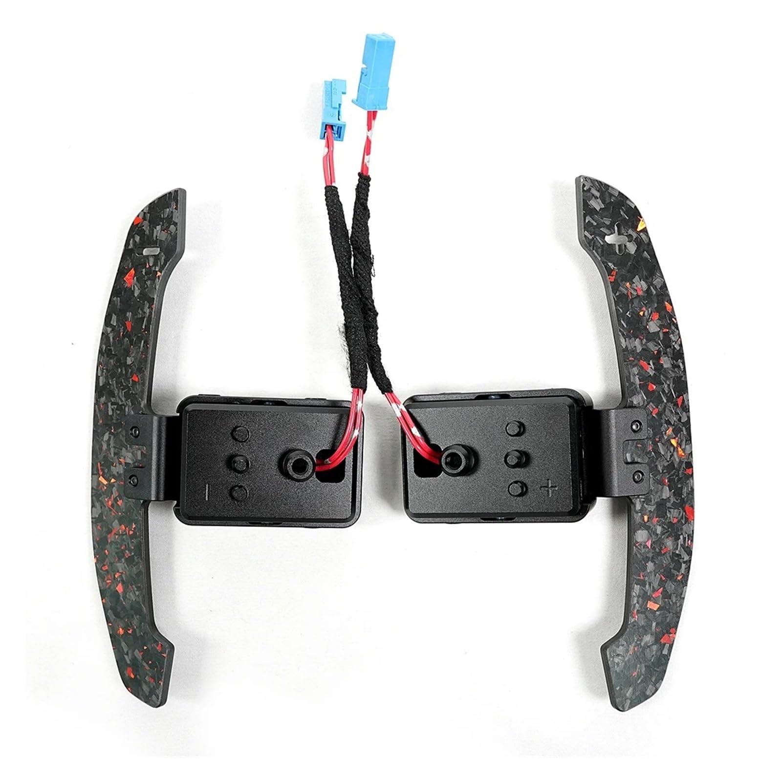 Xxiucj One Color Car Paddle Shifter Extensions For Bmw For 5 Series For G30 For G38 For 7 For G11 For G12 Magnetic Carbon Fiber Paddle Shifters(Type 7)