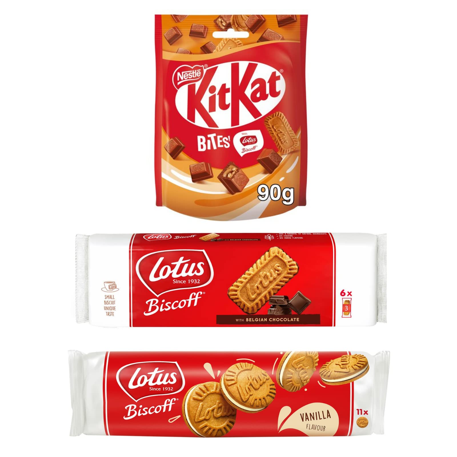Buy Kit Kat Bites Lotus Biscoff Chocolate Sharing Bag, Lotus Biscoff