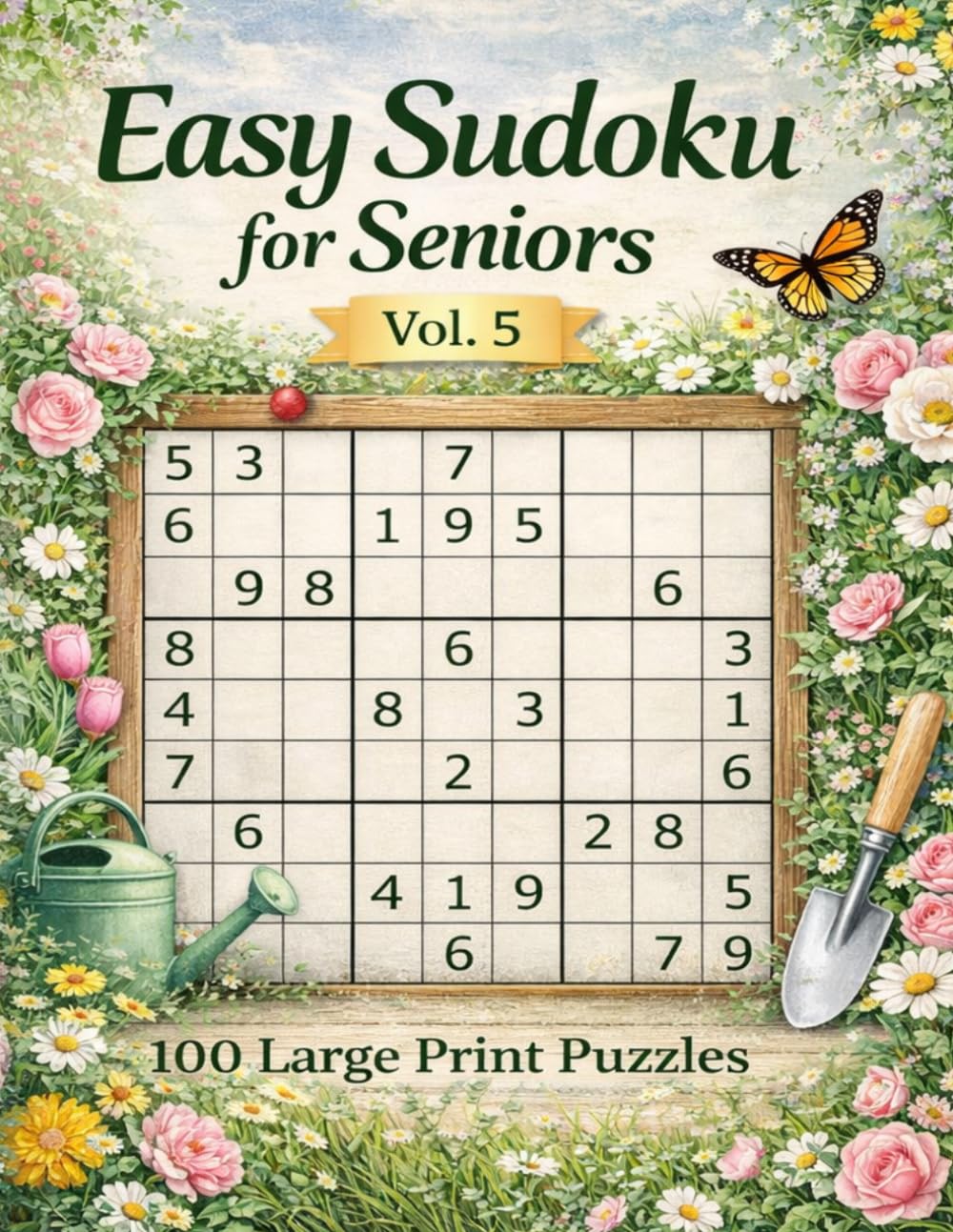 Easy Sudoku for Seniors Vol. 5: 100 Large Print Puzzles