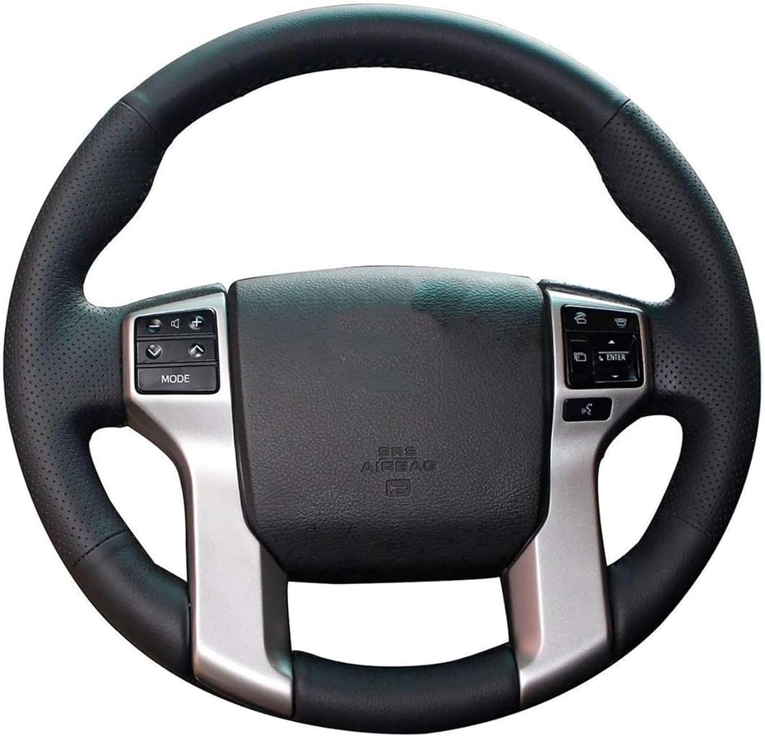 Funda de volante personalizada Loncky para Toyota Tacoma 2012-2023, Tundra 2014-2021, 4Runner 2010-2012, 2013-2014, 2015-2016, 2017-2018, 2019-2020, 2021-2022, 2023-2024, Sequoia 2014-2022. Accesorios.