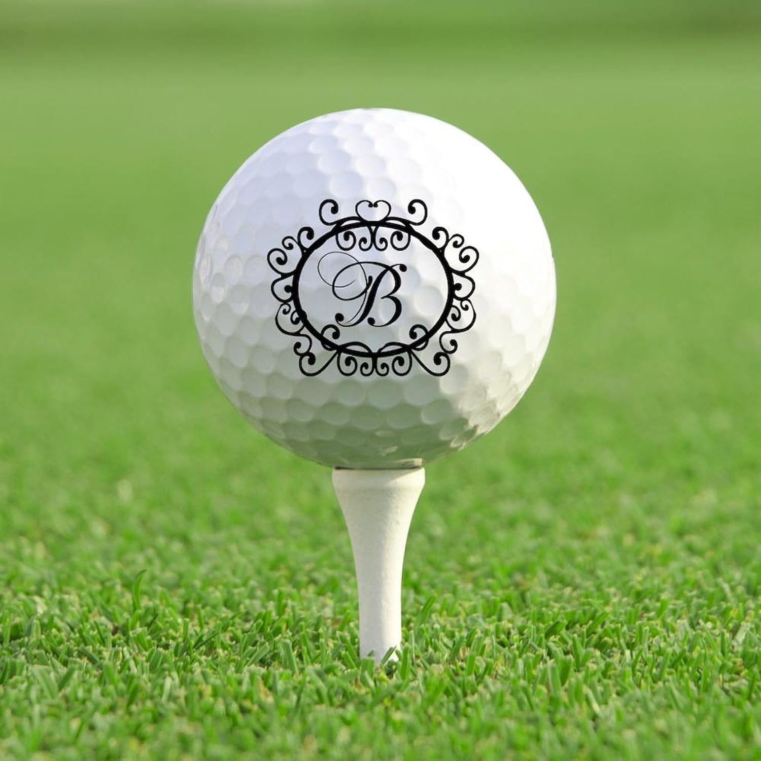 CafePress Scrolly1 B Novelty Golf Balls (Pk of 12)