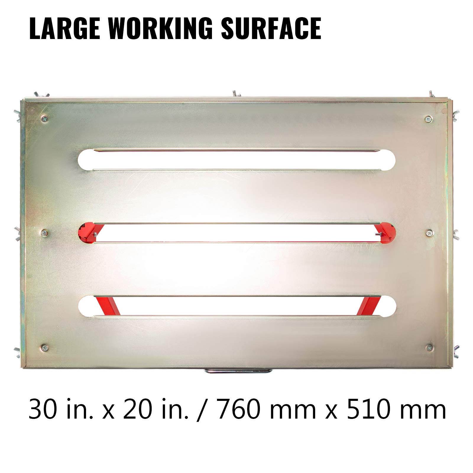 VEVOR Welding Table 30'' x 20'' Steel Welding Table Three 1.1 in