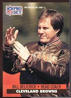Bill Belichick CO Rookie Card 1991 Pro Set #126