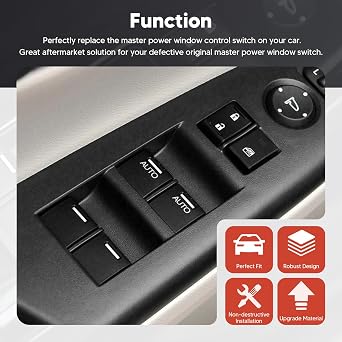 Power Master Window Switch for Honda Accord Sedan EX-L 2013-2017