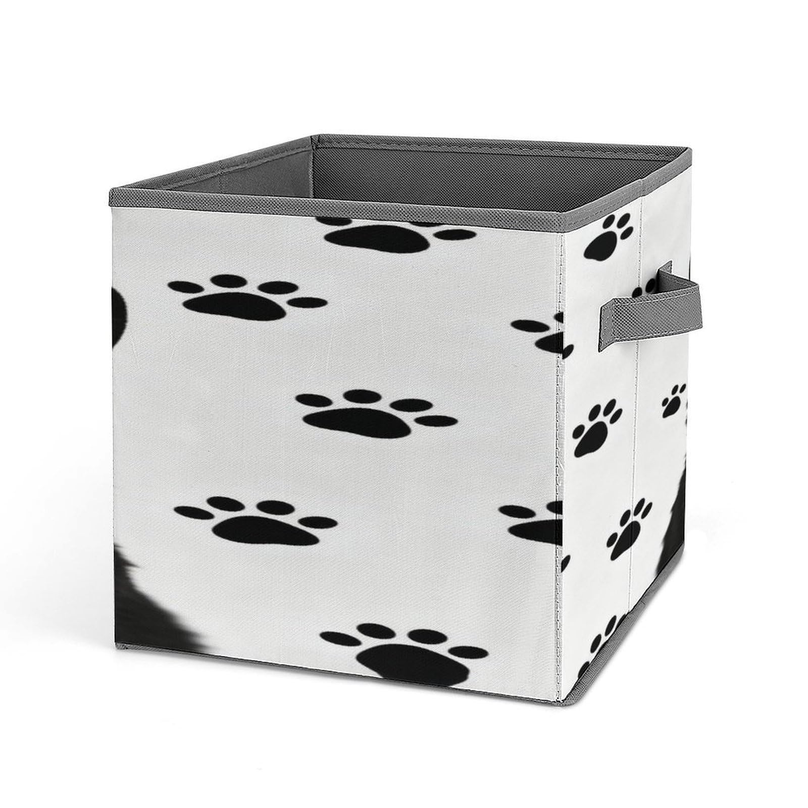 Fekiloot Style Funny Black Cat Paw Storage Bins Storage Baskets