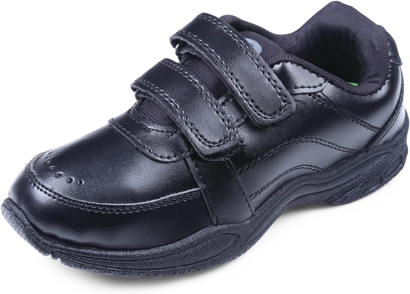 DOCTOR EXTRA SOFTUnisex-Child/Kids/Adults Black & White Gola Shoes with Memory Foam Cushion & Anti-Bacterial Technology| Ideal for School,Formal,Casual,Uniform,Running| Comfort & Durable Boys & Girls D-3001