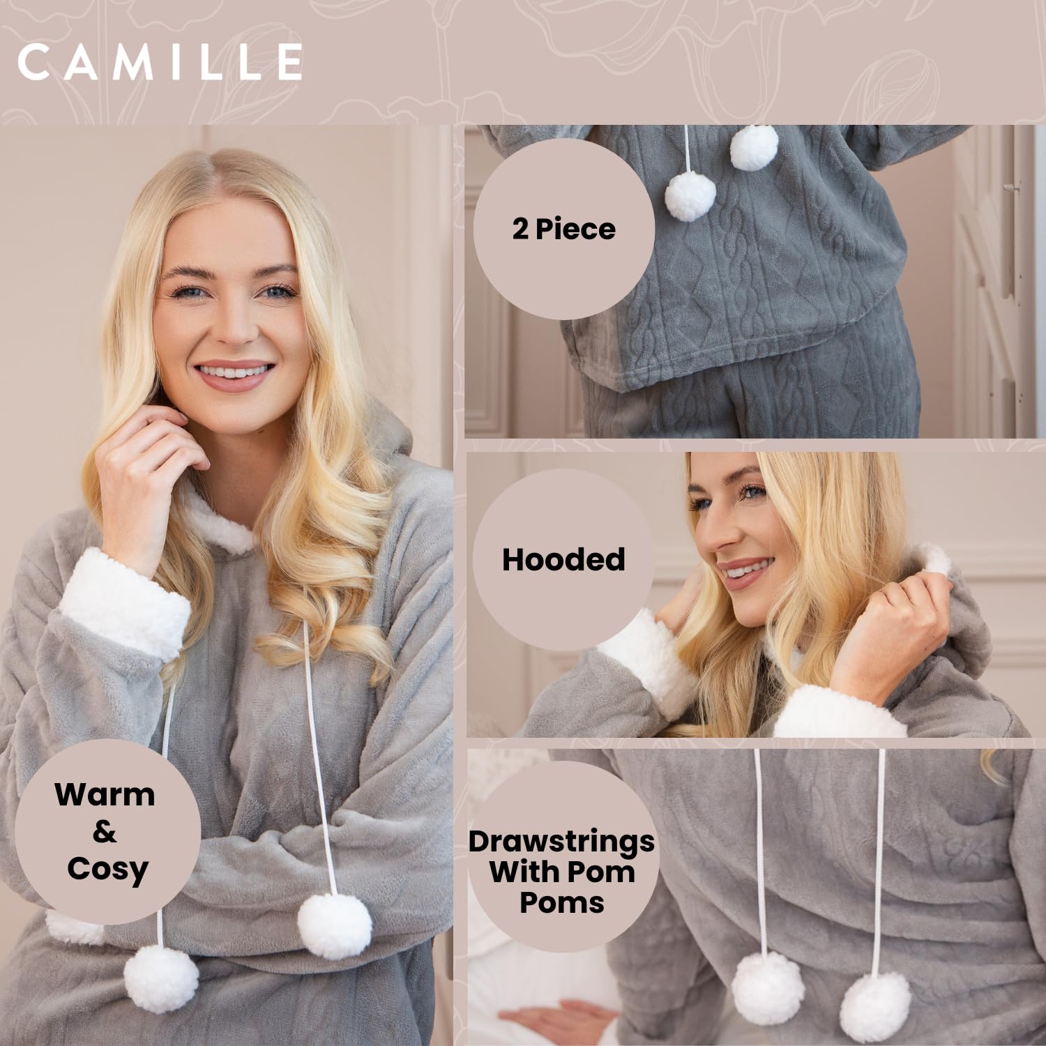 Camille Fv Nina PJ Ensemble de Pijama Femme (Lot de 1)