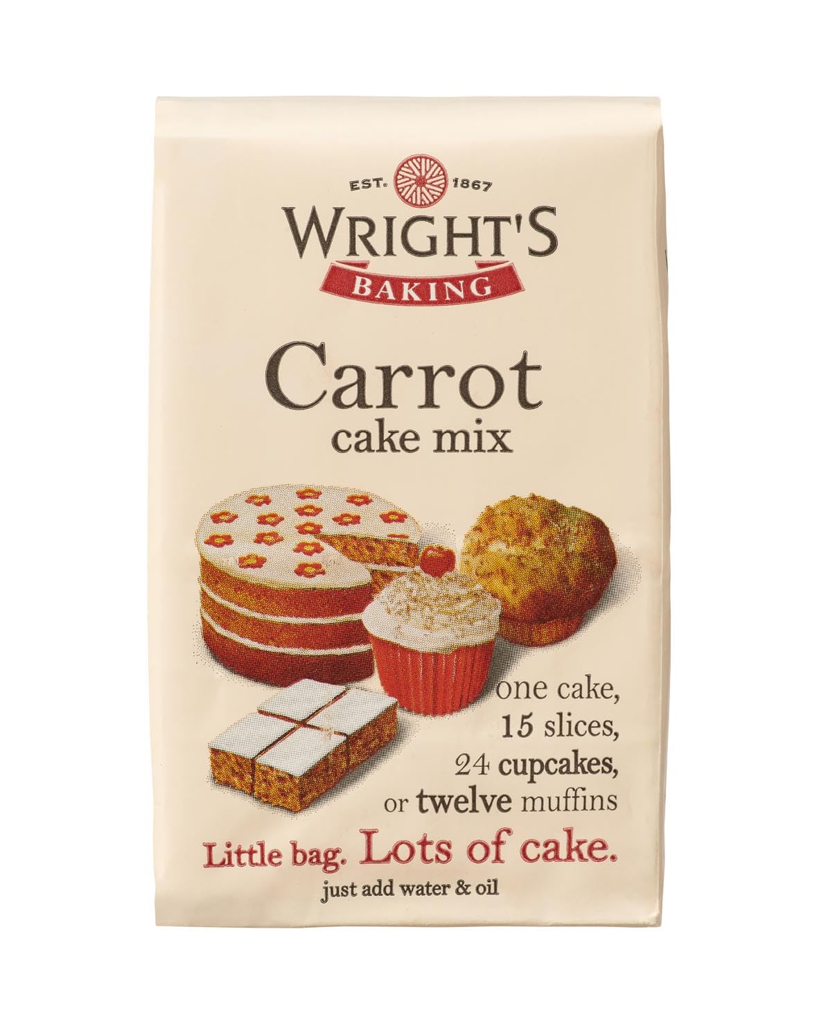 Wright's | Carrot Cake Mix 5X500g | Carrot Cake Mix, Which Has A - View #5