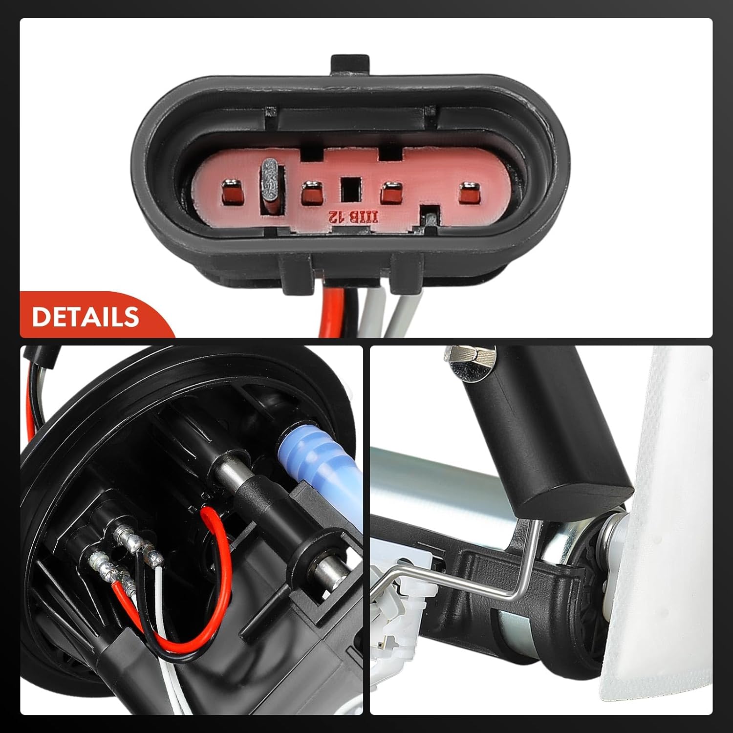 A-Premium Electric Fuel Pump Assembly with Sending Unit Compatible with Polaris RZR Turbo S 2021, RZR XP 4 2016-2021