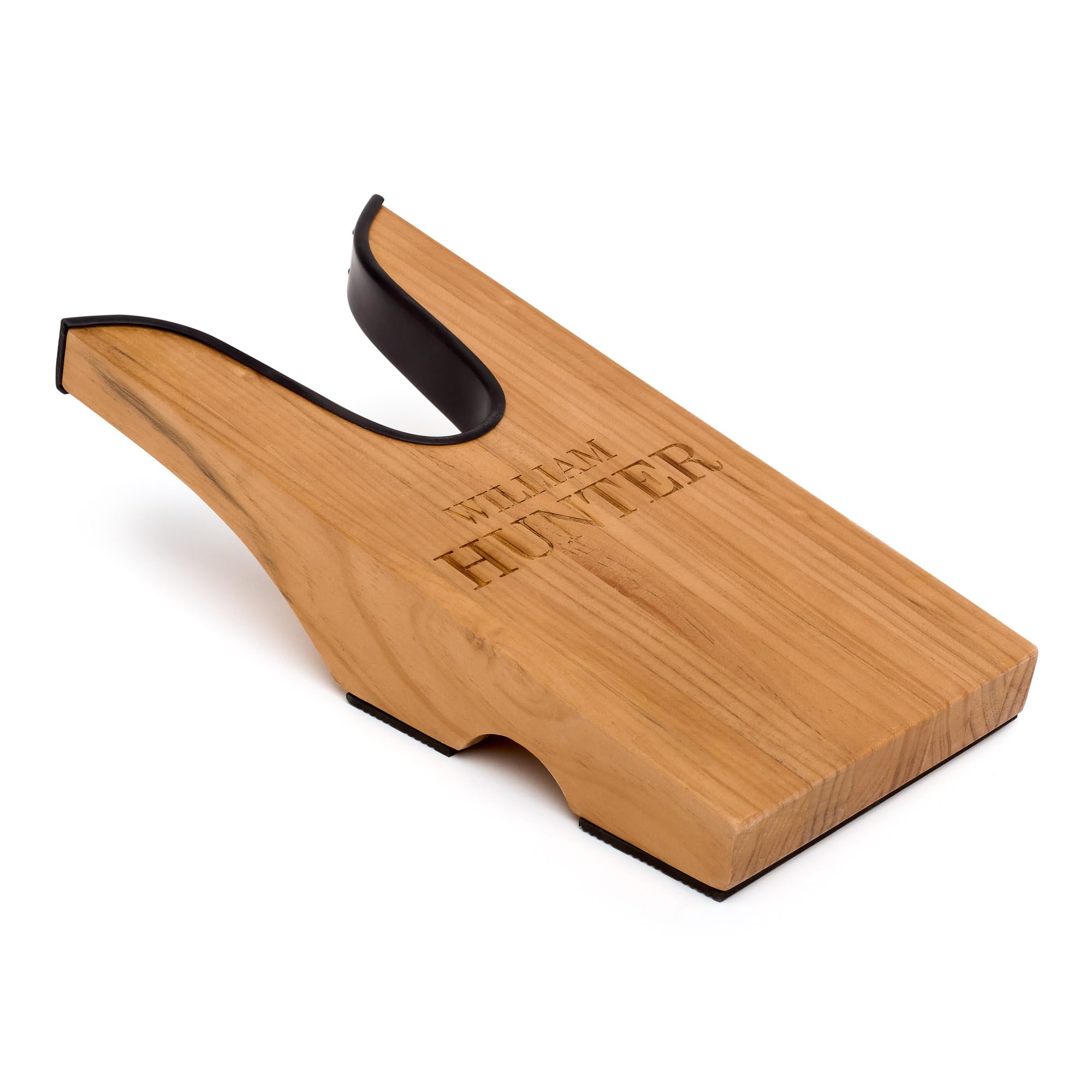 William HunterWooden Boot Jack Cowboy Boot Puller Heavy Duty with  Rubber Inlay and Sturdy Design Ideal for Removing Cowboy Boots, Works  Boots