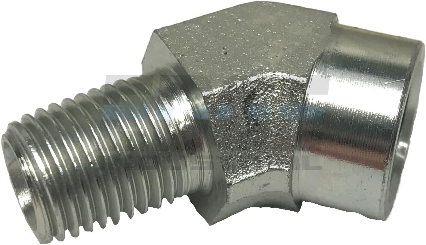 Closmos 316L Stainless Steel 45° Street Elbow - 1/8" NPT Male X 1/8" NPT Female - View #8