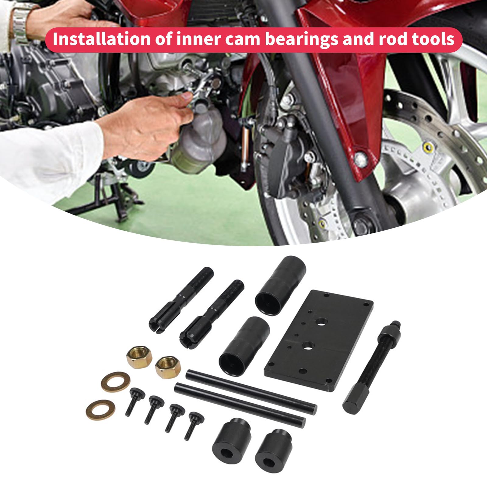 Montesy Motorcycle Inner Bearing Installer Puller for 88 93 96 103 110 Twin Professional Installer & Puller Tool