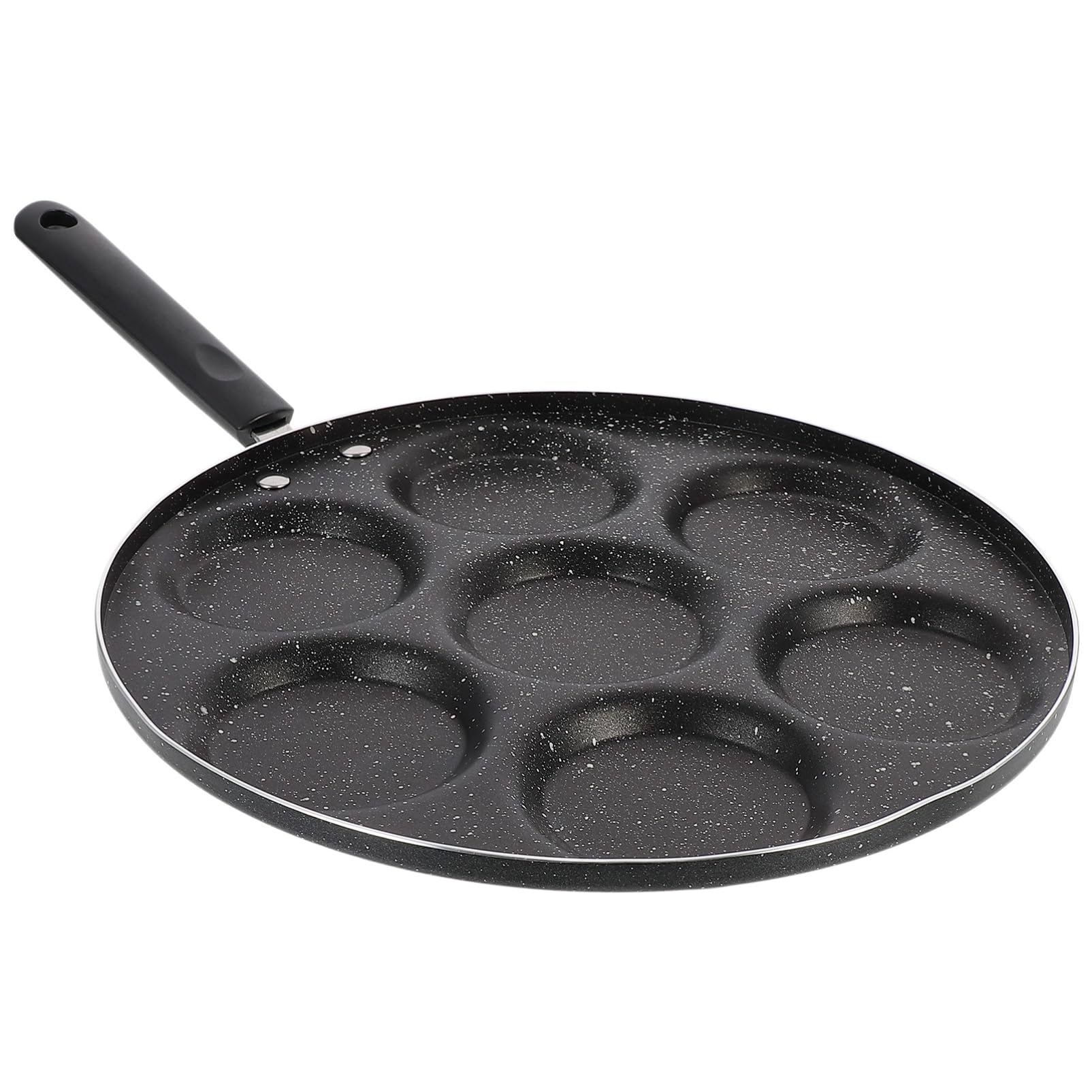 MAGICLULU Spiegeleipfanne mit Fächern Antihaftbeschichtet Bratpfanne für Omeletts und Eier Küchenhelfer aus Robustem Material für Zuhause und Restaurants