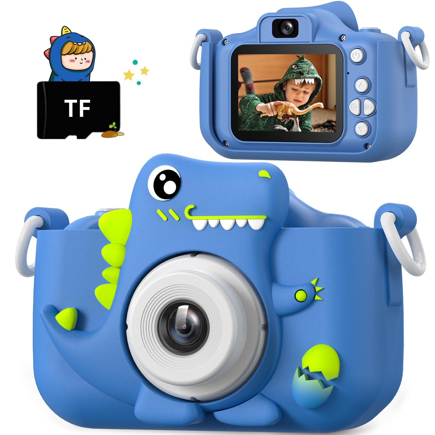 Upgrade Kids Camera,Christmas Birthday Gifts Toys for Ages 3‑12