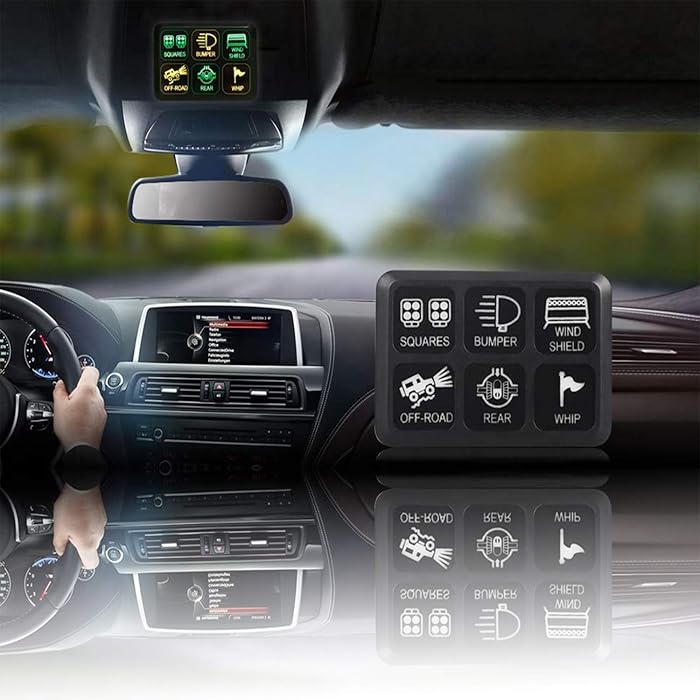 Buy YOUAN 6 Gang Switch Panel with Electronic Relay System Wiring