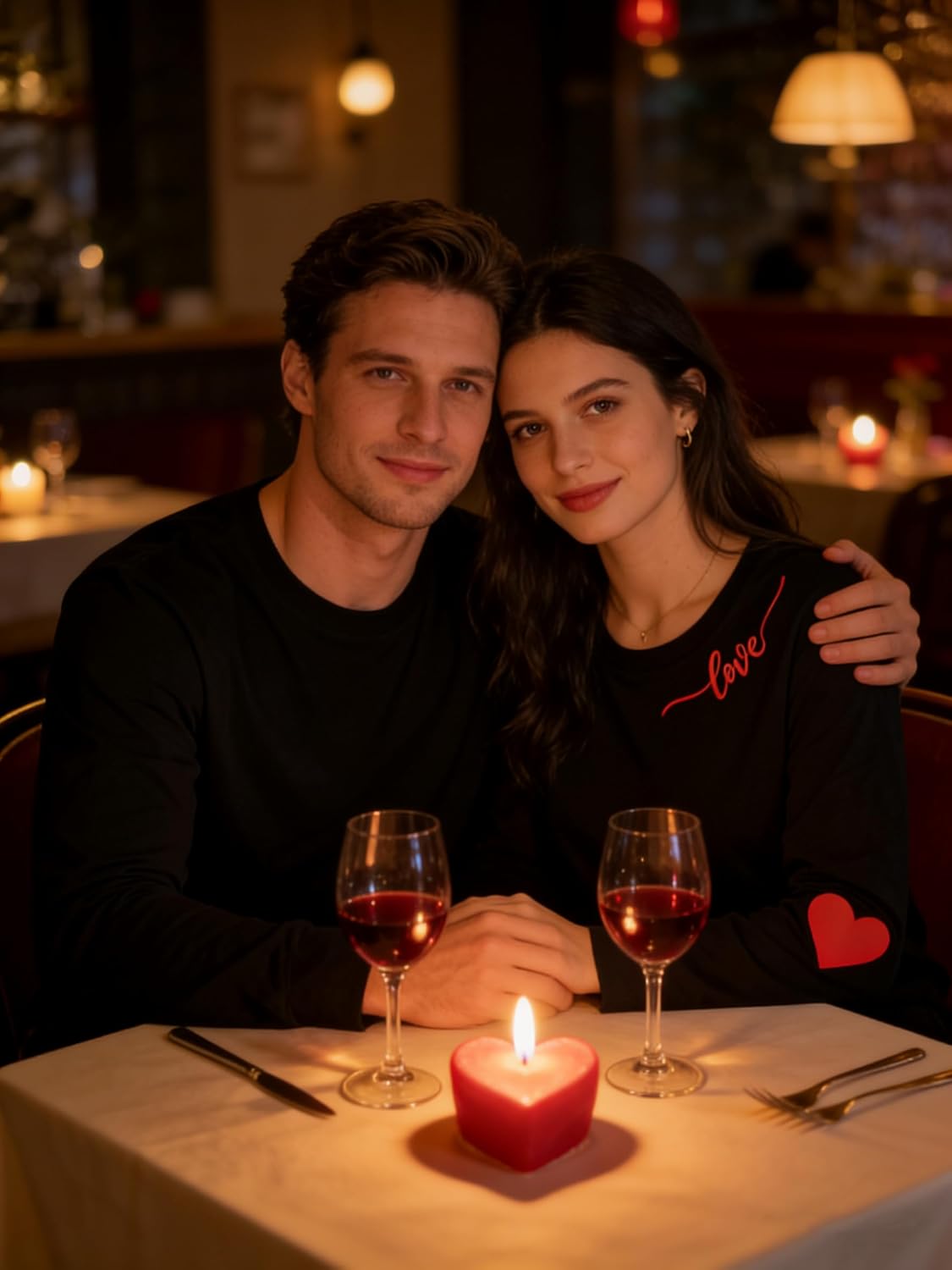 Fiscrat Valentines Day Shirt Women Lover Valentine's Graphic Long Sleeve Tee Cute Valentines Gift Tshirt - Image 6