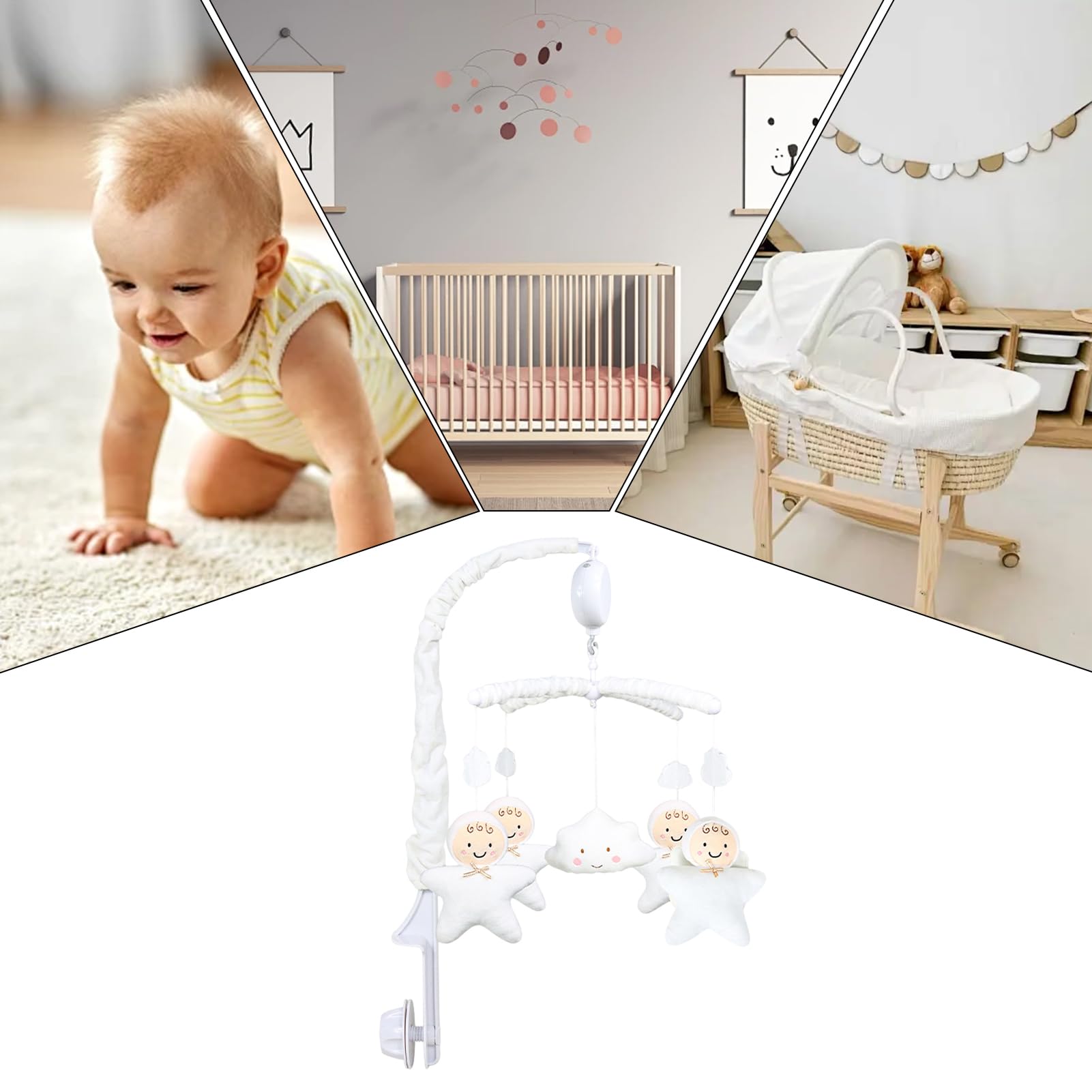 Nursery mobile pour berceau, bébé baby-bricol mobile jouet Jouet en peluche