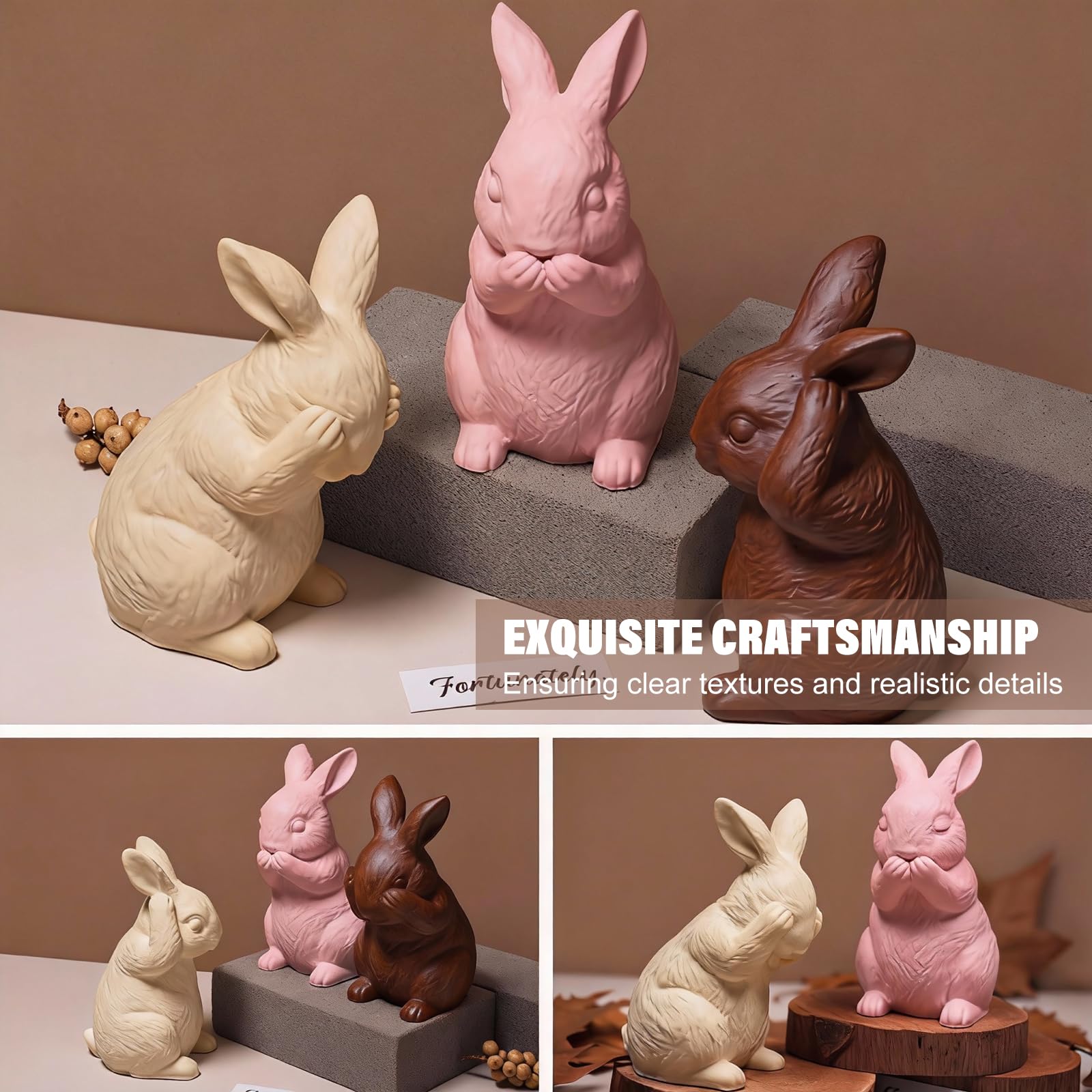 Stampi in silicone per Pasqua, 4 stampi in silicone, ideali come regalo