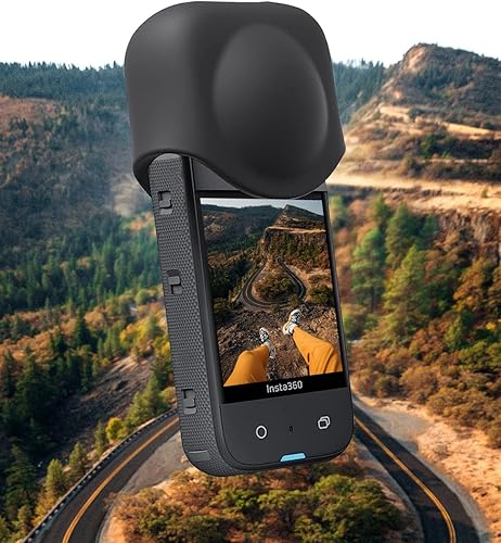 Miniatura 2 de JZW-Shop Kit de accesorios para Insta 360 X3, protectores de lente Insta 360 X3, tapa de lente y soporte de montaje de jaula de marco para cámara de