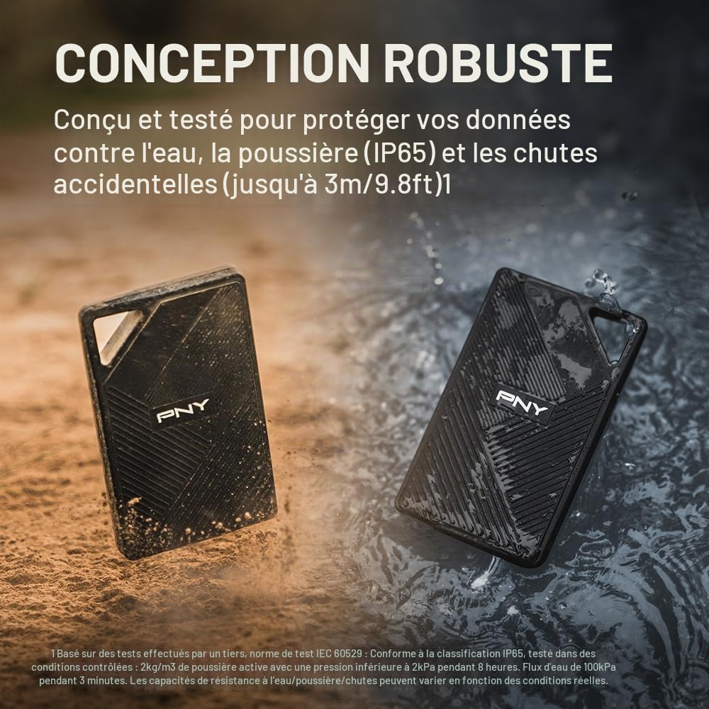 PNY RP60 2To USB-C SSD Portable