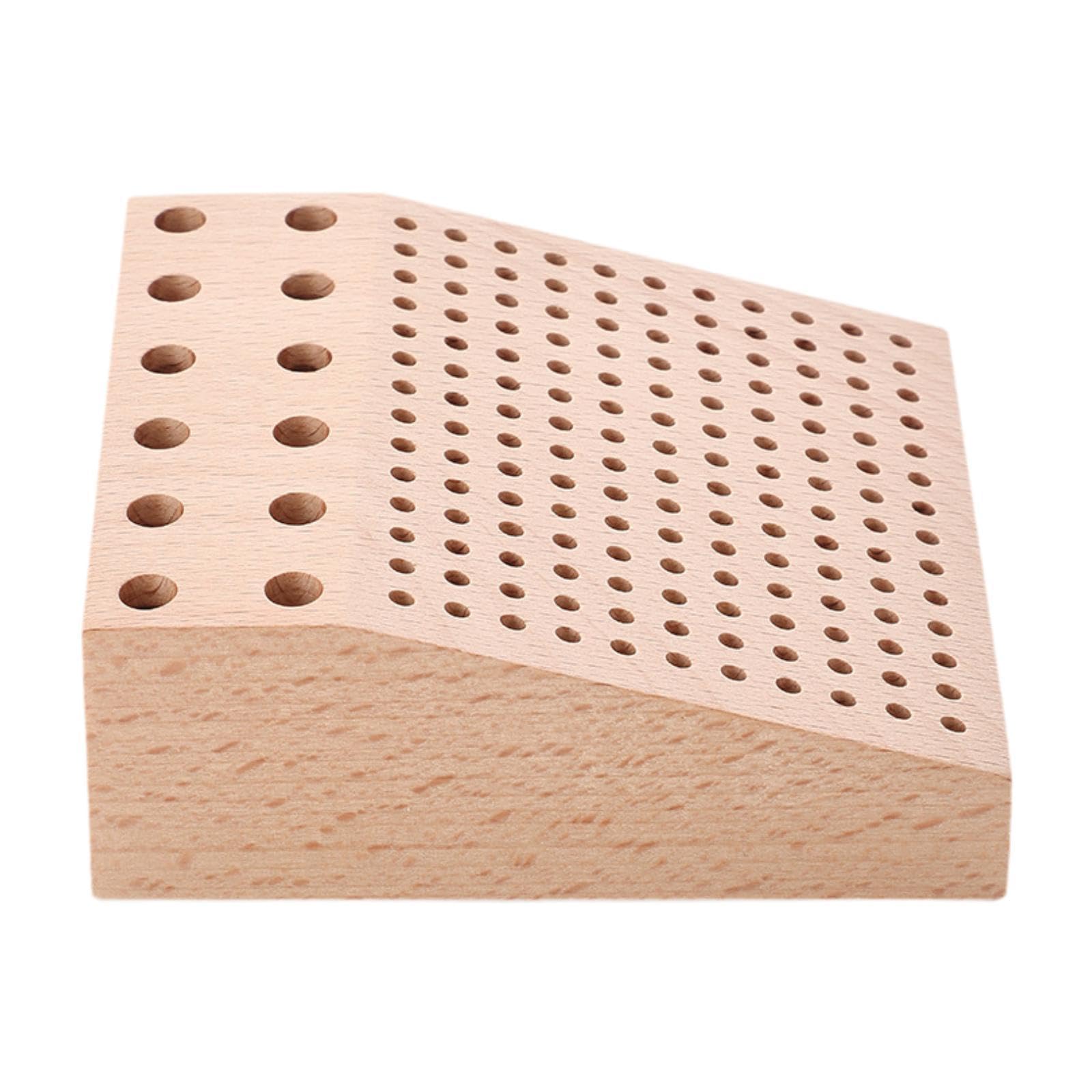 Porte-embouts compact en bois pour organiser votre établi de bricolage maison