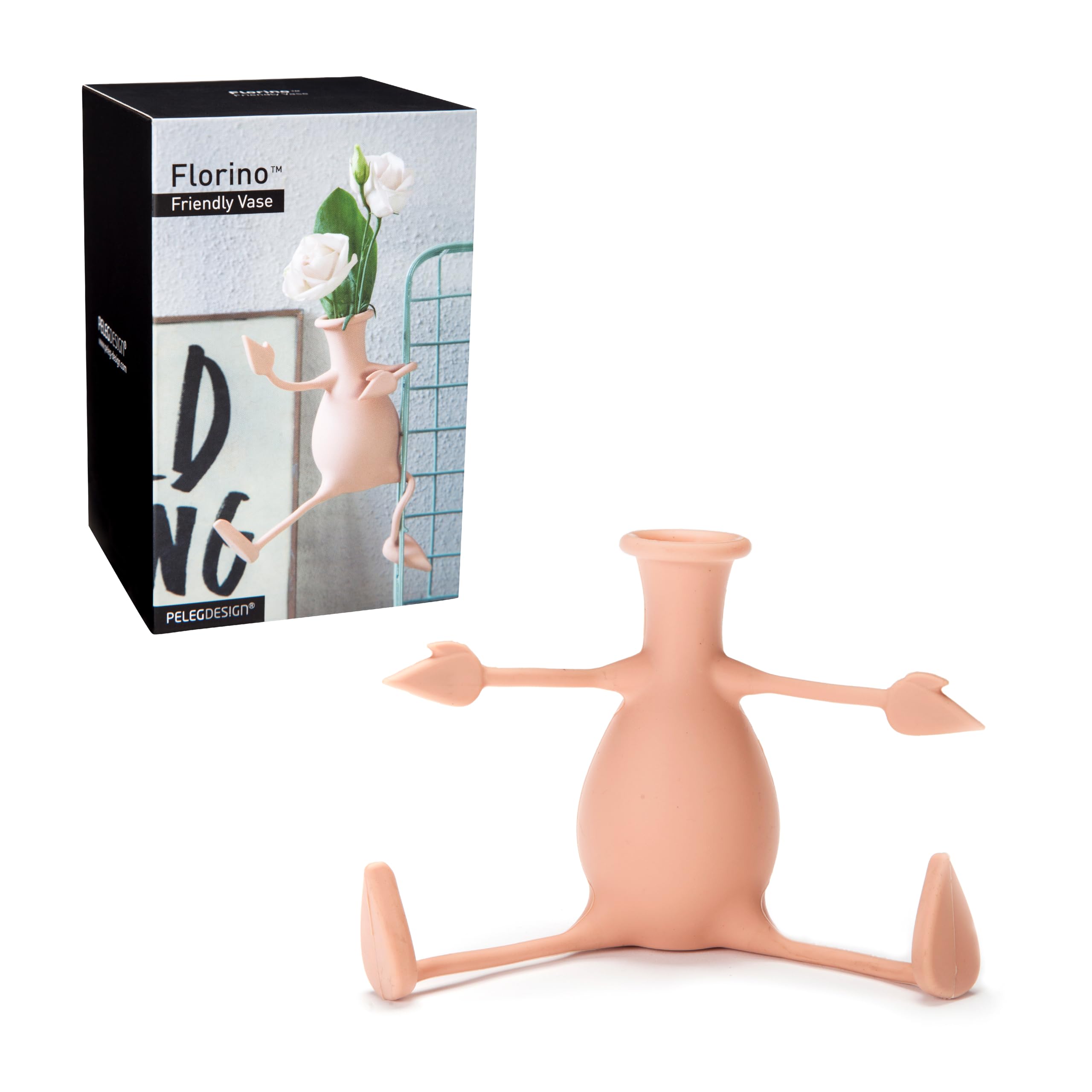 Florino – Il Vaso Amichevole Per Fiori E Centrotavola Moderno – Soprammobile Decorativo Per La Casa Peleg Design-image