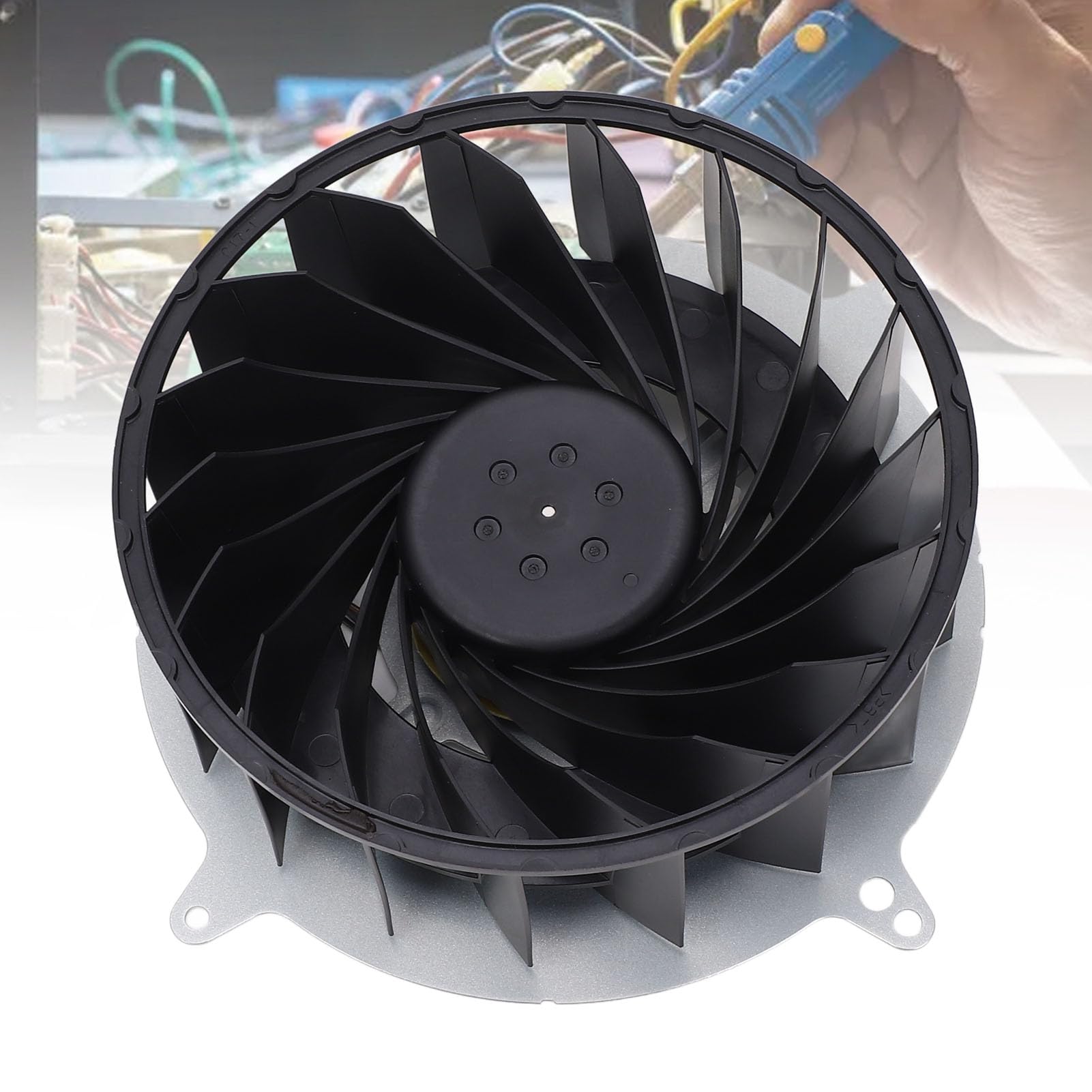 Ventilador de Refrigeración Interno, Ventilador de CPU Bajo Ruido 12047GS-12N-WB-0 12V 2.0A 18 Aspas para Serie de Computadora