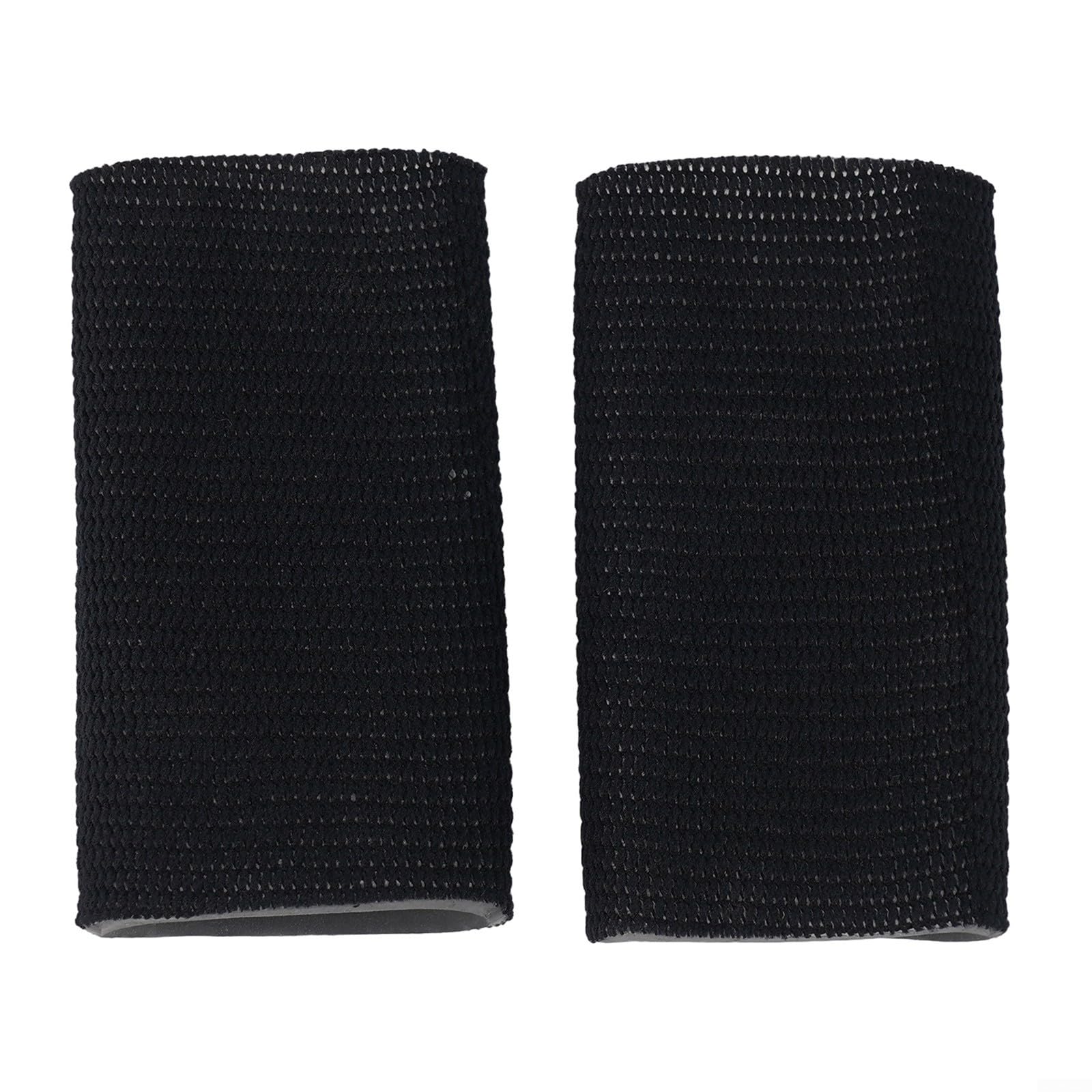 Lot de 2 manchons en gel pour patins à roulettes et patinage sur glace, soutien doux et confortable pour la protection de la cheville (noir)