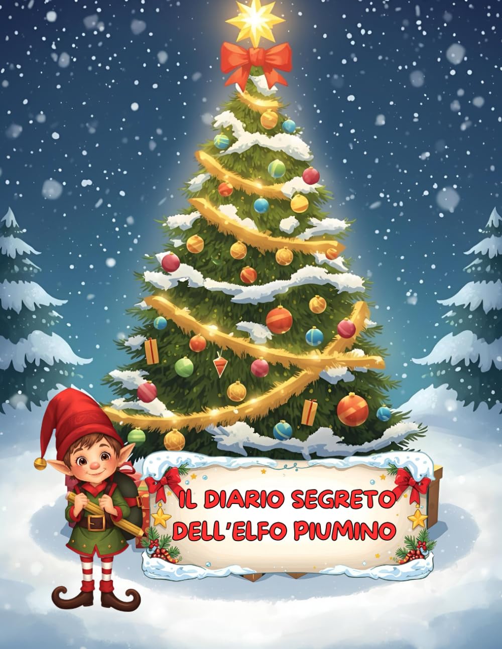 Il diario segreto dell’elfo Piumino: Attività natalizie, giochi, disegni e missioni creative per bambini dai 6 agli 8 anni