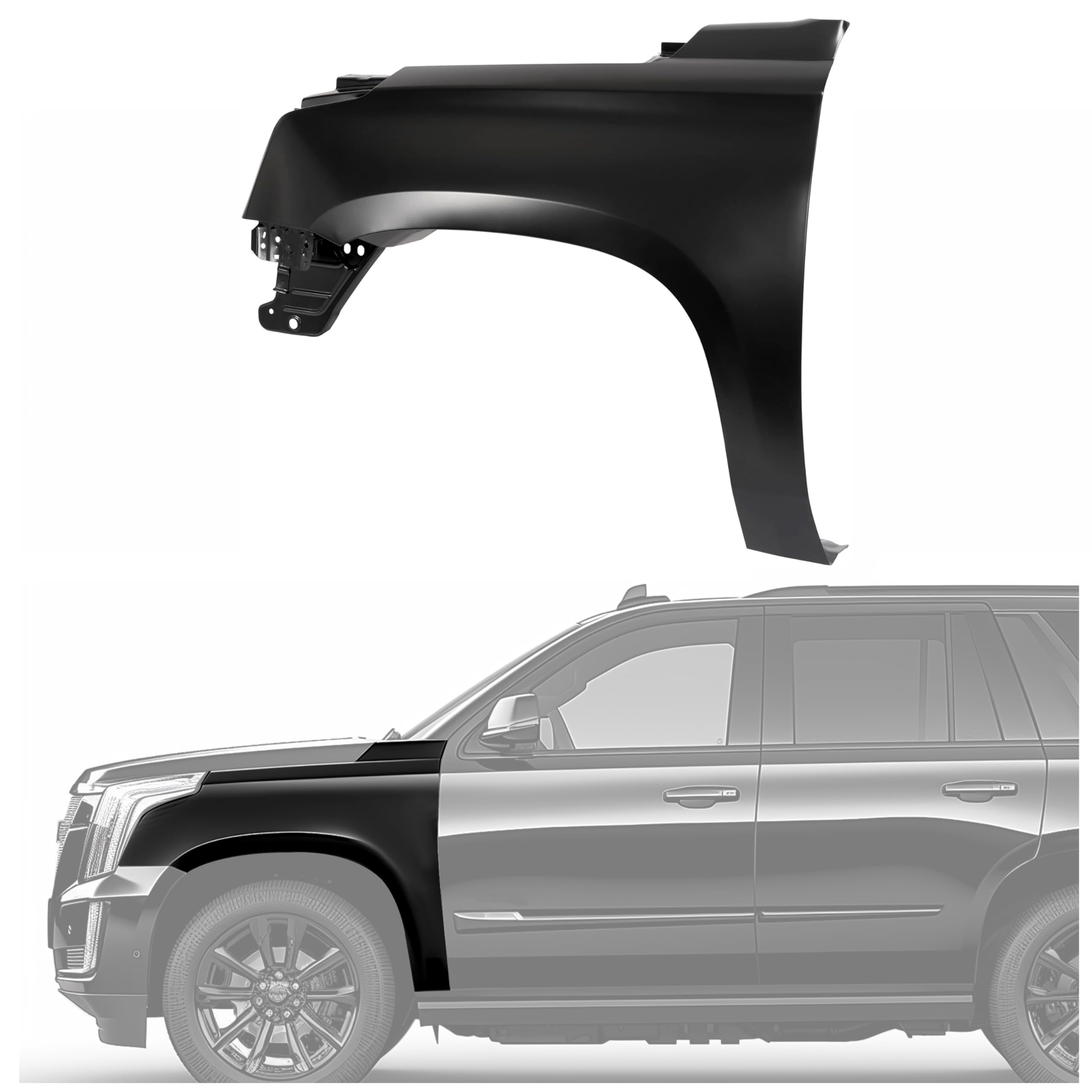 Amazon.com: HECASA Front Left Fender Compatible with 2015-2020  