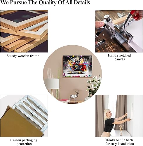 Miniatura 97 de ANRUOXI Graffiti - Lienzo decorativo para pared, diseño abstracto retro, pintura urbana moderna, póster de decoración de pared de zapatos para