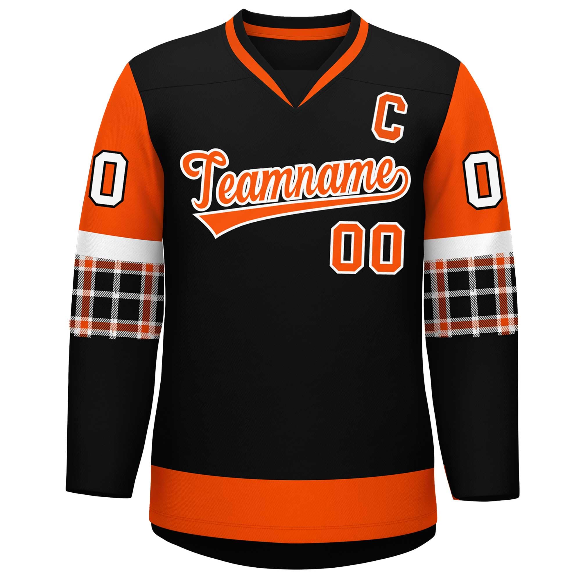 Personalized V-Neck Sports Hockey Jersey for Men Women Youth Custom Team Name Number Lightweight Training Jersey