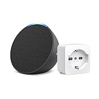Echo Pop | Antracite + TP-Link Tapo Presa intelligente, compatibile con Alexa