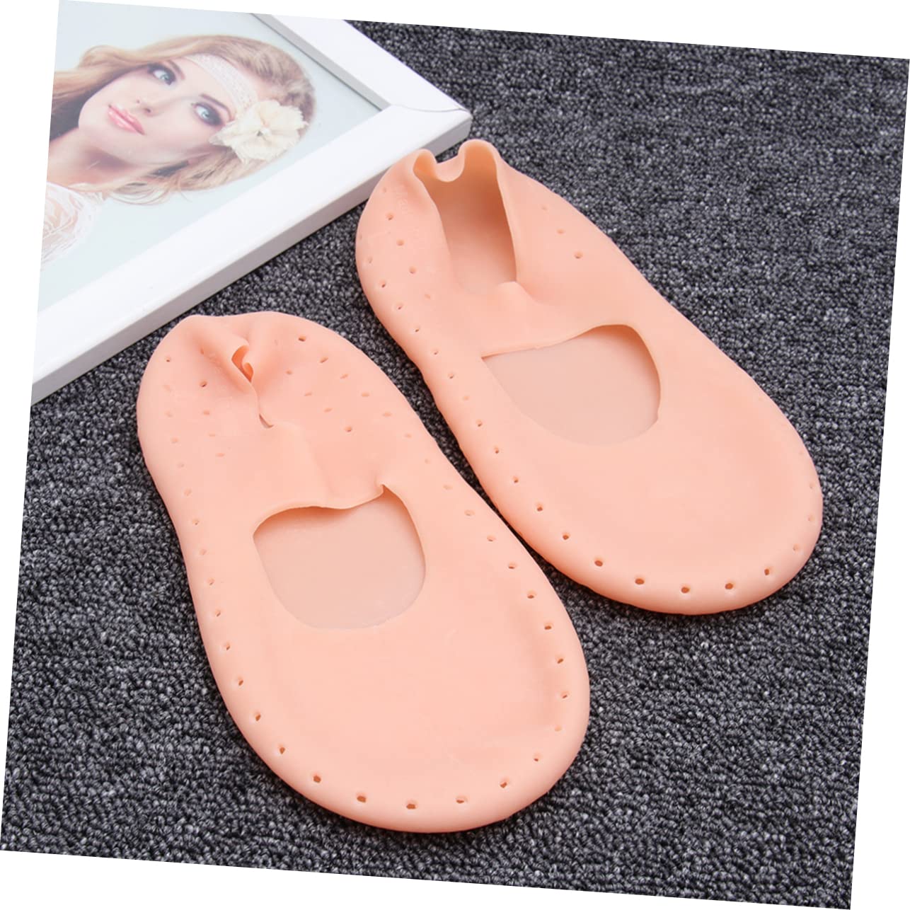 OHPHCALL 1 Pair Elastic Boat Socks Breathable Holes Men Women Moisture Wicking Water Socks