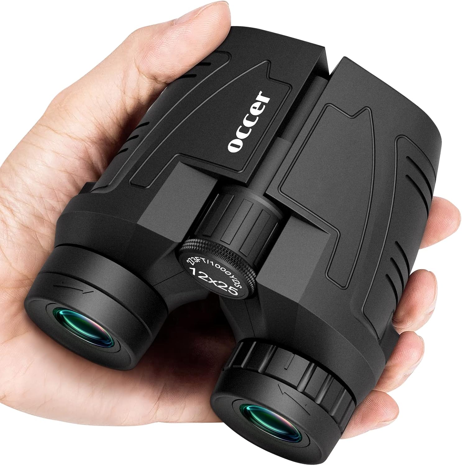 Product image of Occer 12x25 Compact Binoculars for Adults Kids, Small Binoculars with Large View Clear Low Light Vision,High Power Lightweight Binocular Easy Focus for Hunting, Bird Watching, Travel, Hiking,Sports