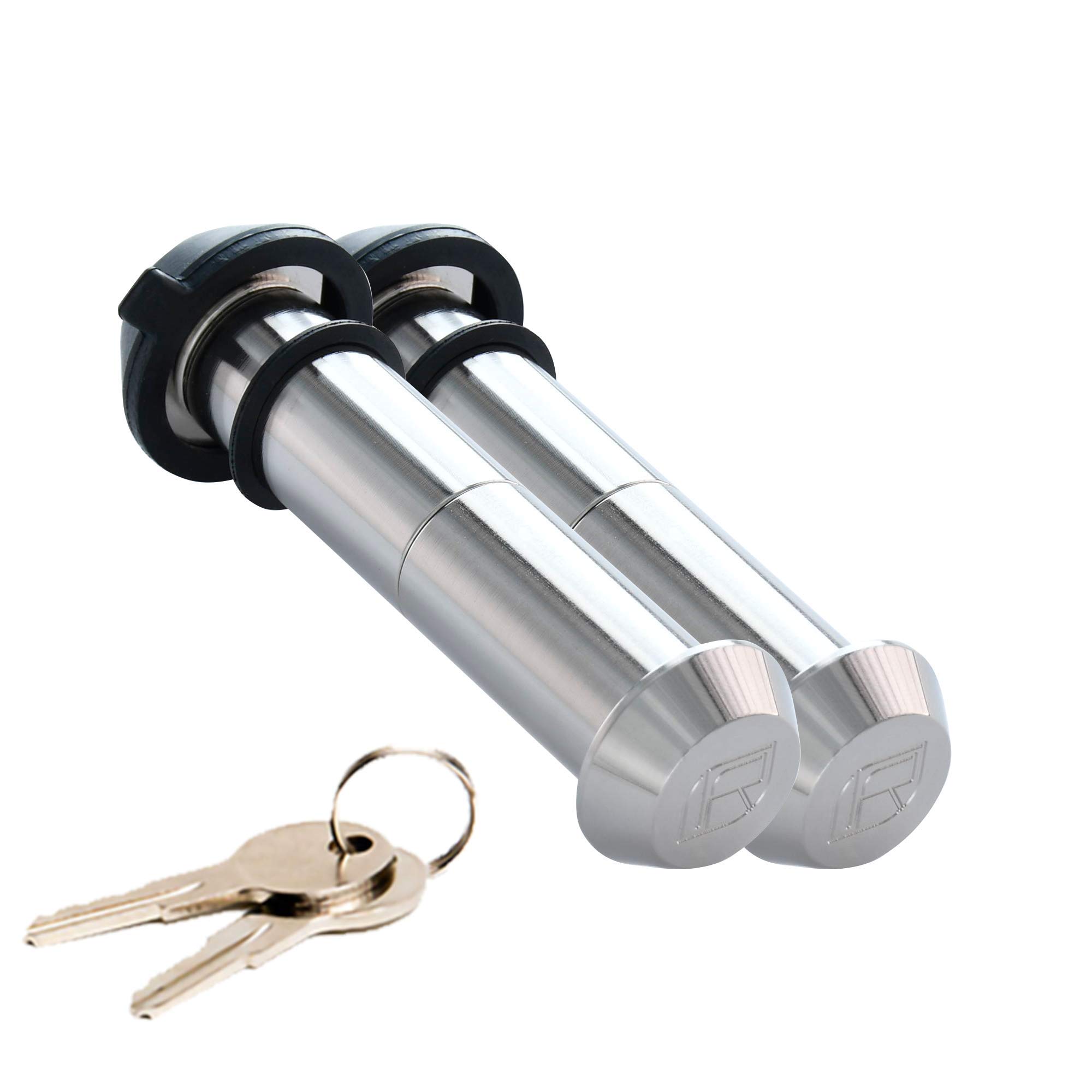 61514 | 2 Pack, Keyed Alike, Shackle Locks for AMI Styling Demon Hook - Round & Square D-Ring