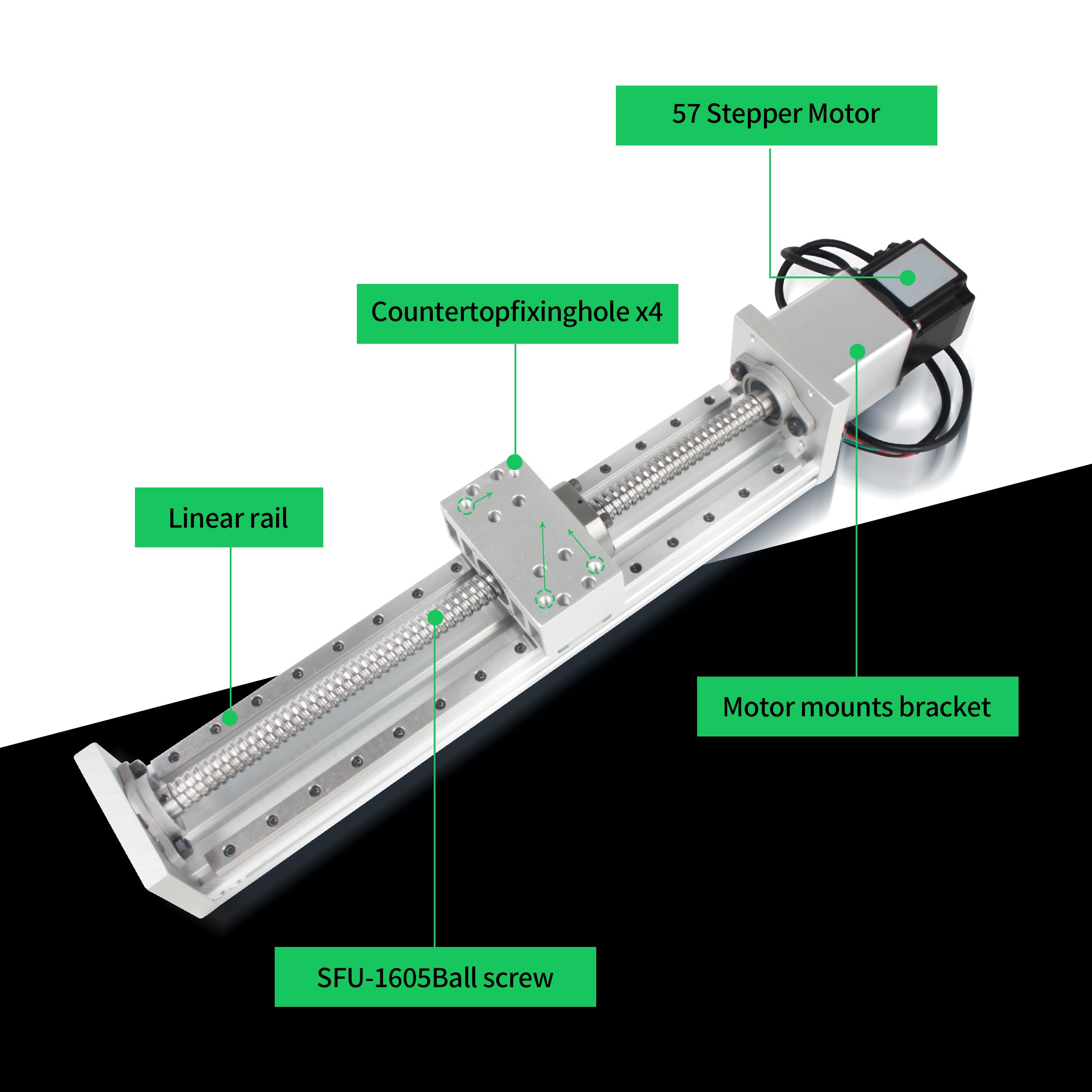 RATTMMOTOR ZBX80 100mm CNC Linear Stage Motion Actuato for CNC — Amazon image 8