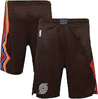 Vista 26 de Portland Trail Blazers Youth 8-20 - Pantalones cortos oficiales Swingman Dri-Tek Performance