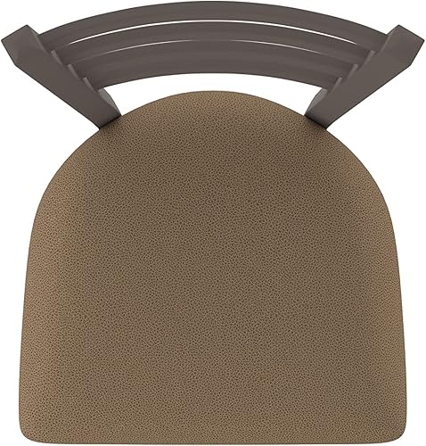 Miniatura 192 de 410 Jackie Taburete de bar giratorio de 36 pulgadas con acabado bronce y asiento de vinilo negro Vinilo negro,Canter Burdeos,Tierra Canter,Canter