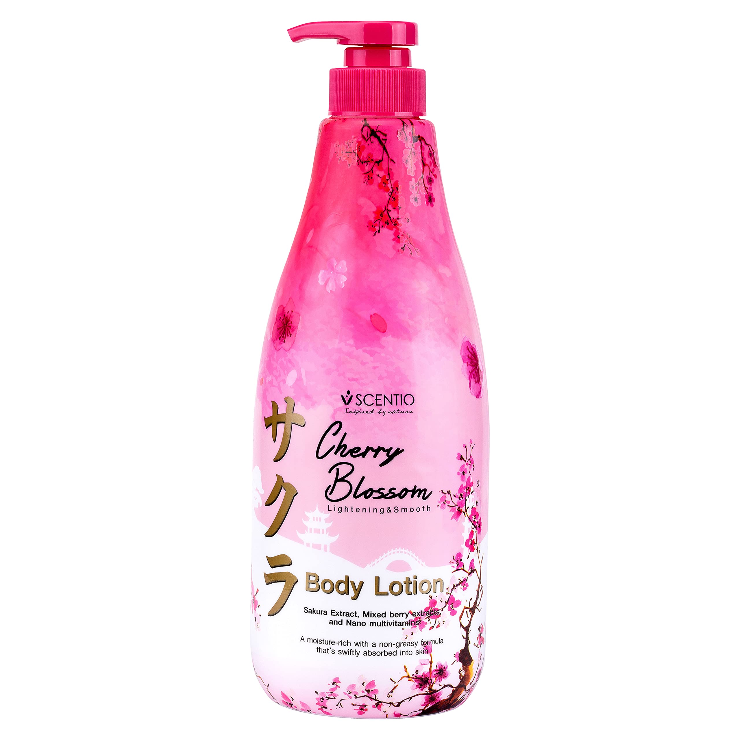 Cherry Blossom Lightening & Smooth Body Lotion, 700 ml(Made In Thailand)
