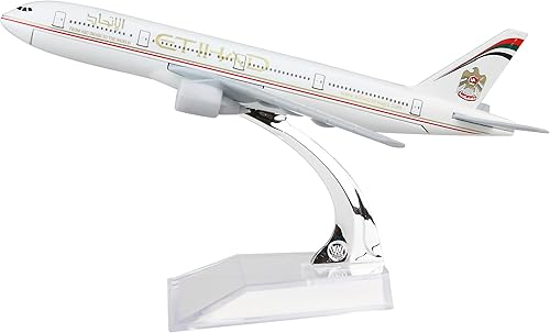 Etihad Boeing 777 modelo avión modelo modelo de aleación de metal para decoración modelo avión fundido a presión 1400