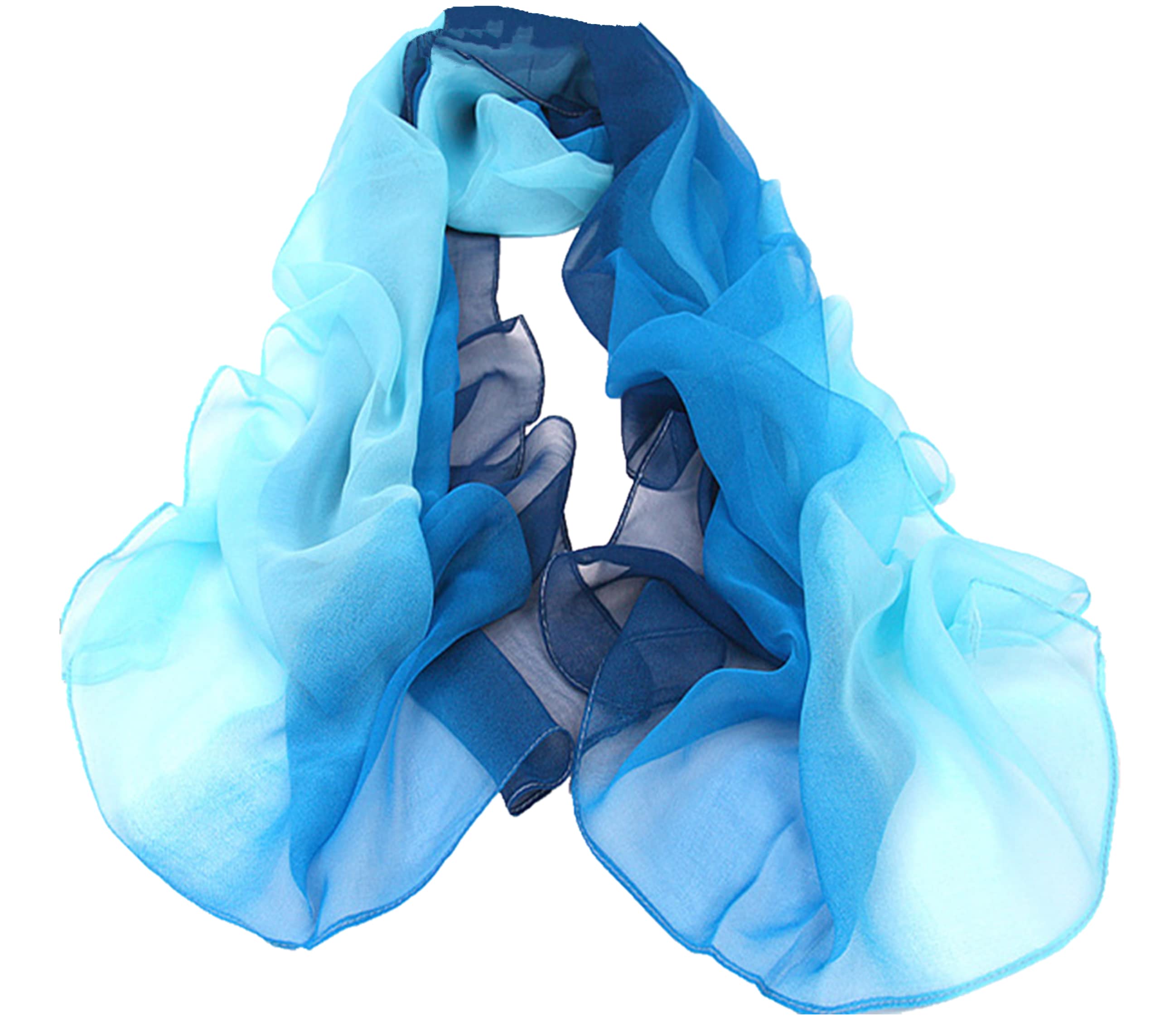 A Liittle Tree Women's Gc(Baby Blue/Blue/Navy) "A Liittle Tree"-Lady Fashion Hijab Stylish Soft Scarf Shawl Neck Wrap Headscarf Stole (Gc Baby