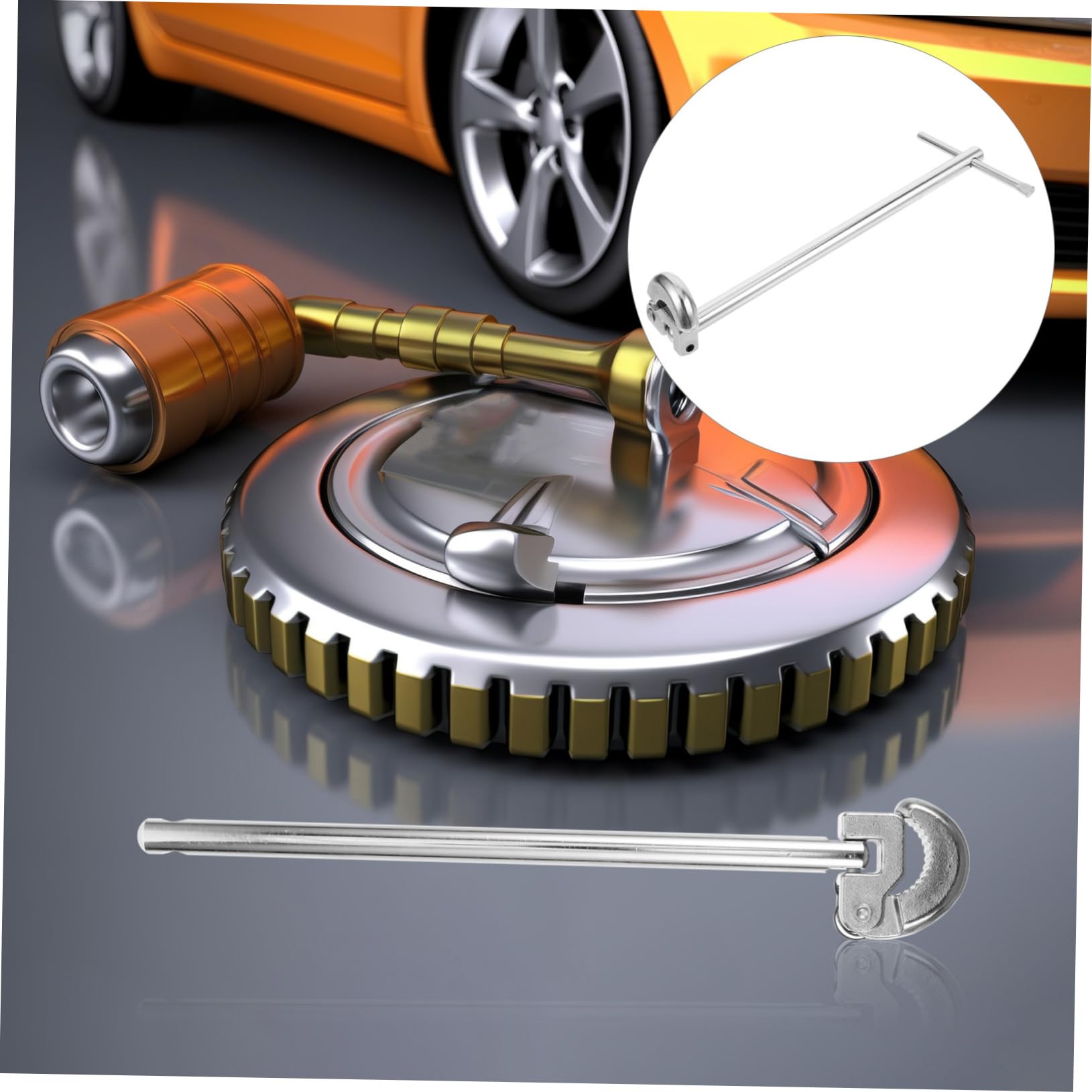 Llave Ajustable para Fontanería Multifuncional de Inoxidable Herramienta y Portátil para Reducidos para Reparación de Fregaderos y de Plomería y Profesional