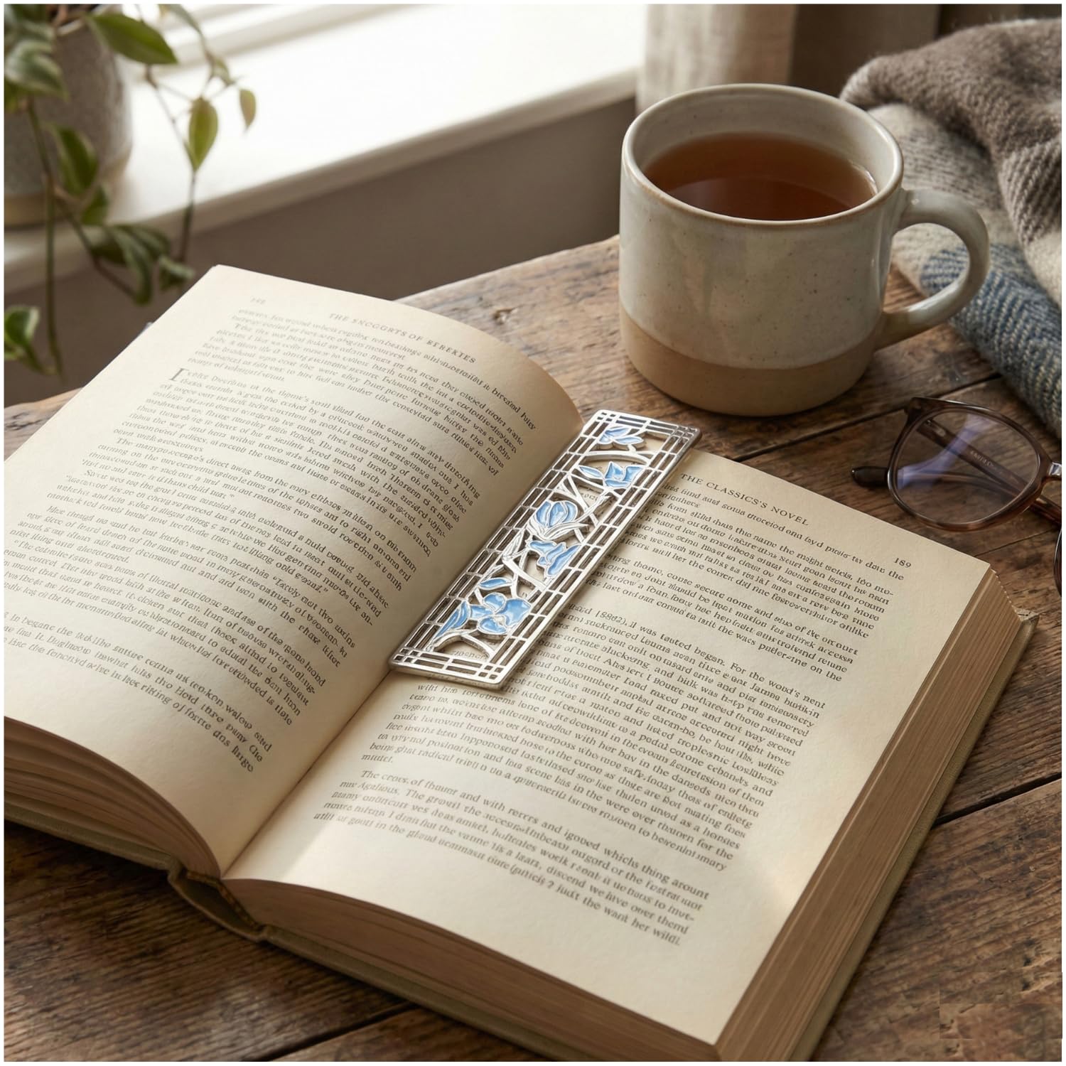 Amazon | Tiffany Magnoliaメタルブックマーク | しおり | 文房具