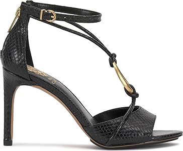 アリアナ　フット Amazon.com | Vince Camuto Women's Alinna Heeled Sandal, Black