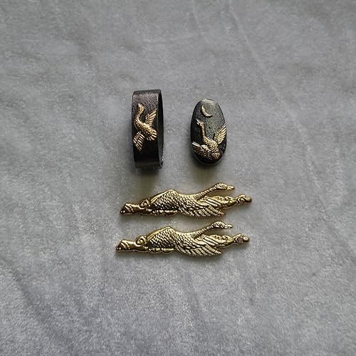 Miniatura 47 de Espada samurái japonesa KOSHIRAE – Fuchi Kashira Menuki 01-77